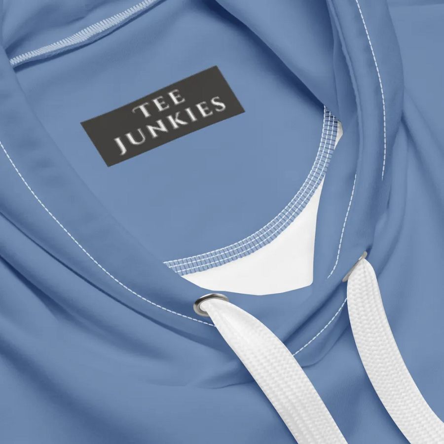 Light Blue Hoodie With Blue Flowers product image (2)