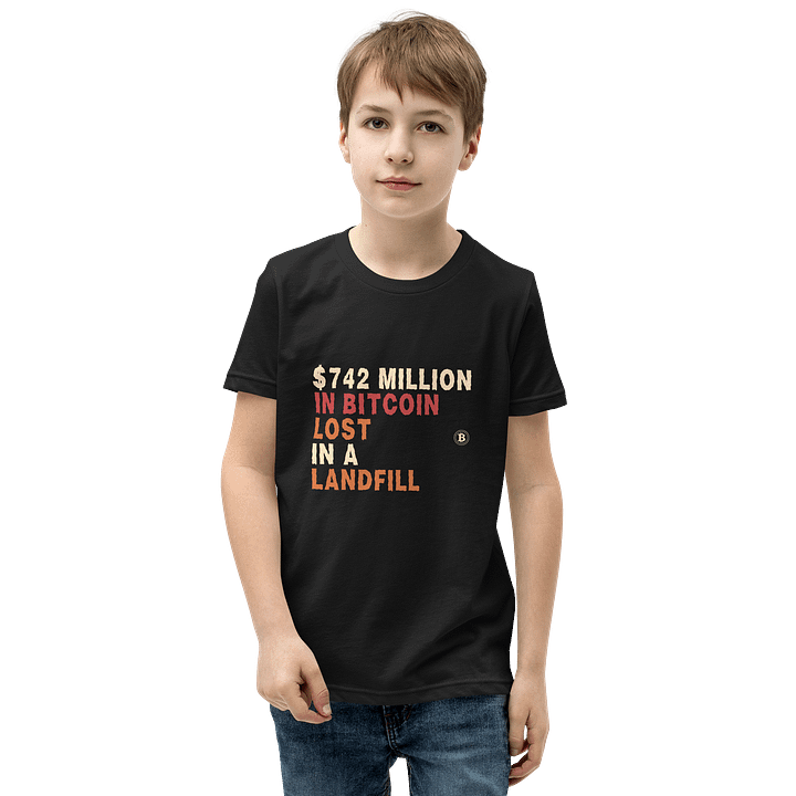 Keep Bitcoin Code Safe Youth T-Shirt product image (1)