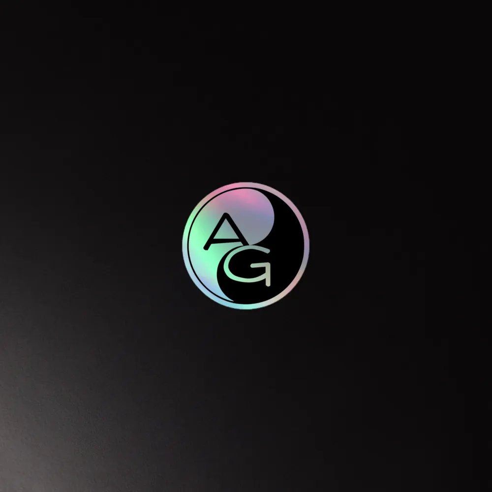 Holographic A & G Sticker product image (4)