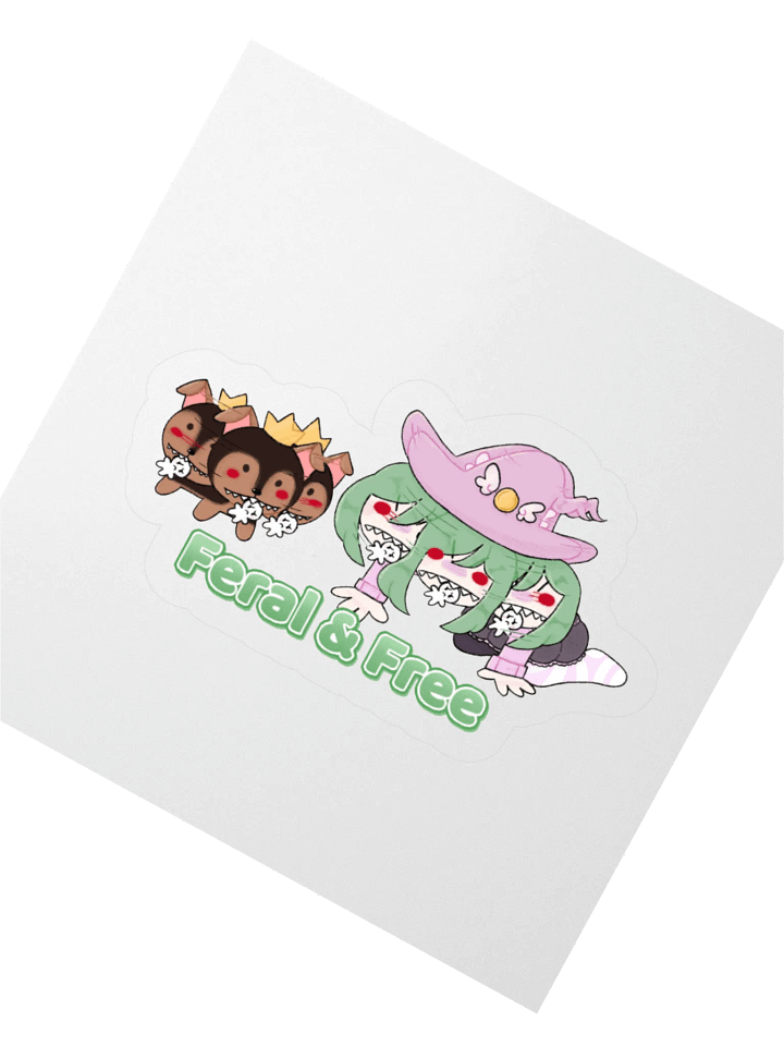 Feral & Free Sticker product image (6)