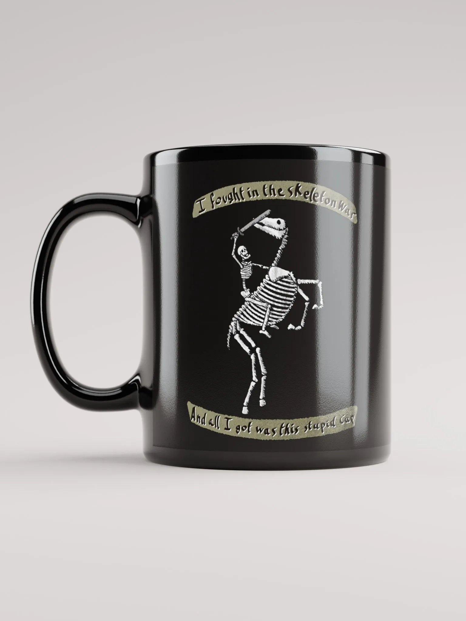 Skeleton war Mug product image (11)