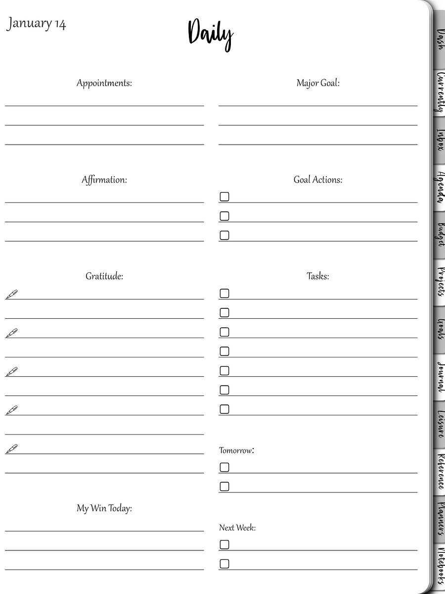 2025 My Authentic Life Planner & Journal product image (5)