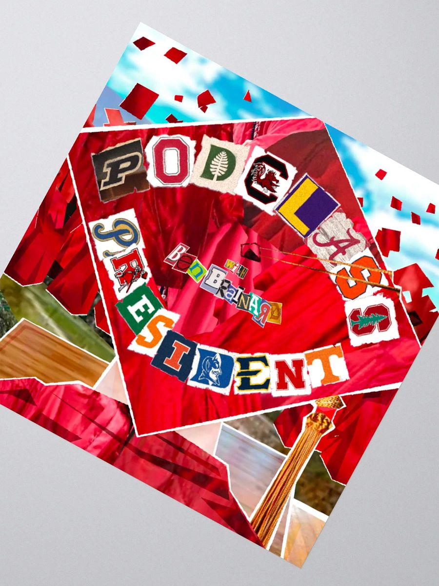 Podclass President Logo Sticker product image (5)