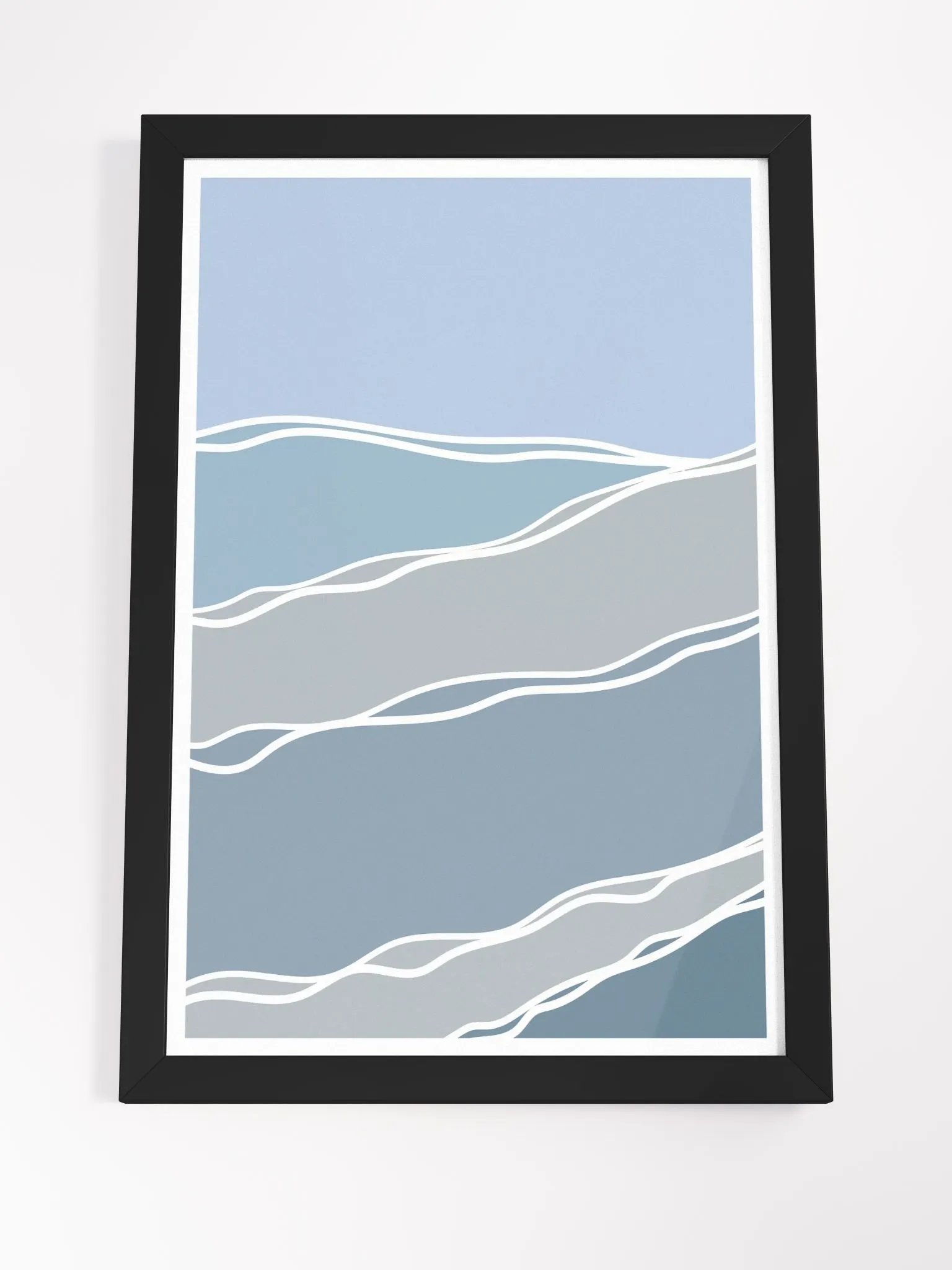 Azure Waves Framed Poster product image (20)