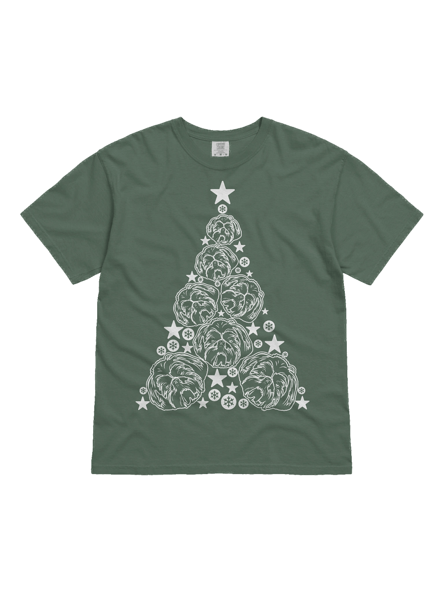 Shih Tzu(2) Christmas Tree T-Shirt product image (21)