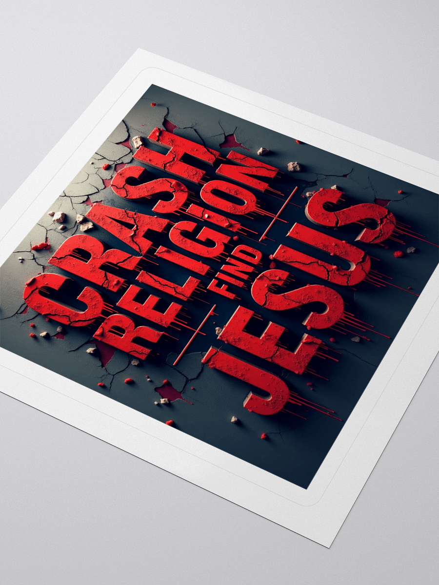 Crash Religion. Find Jesus. | Gritty Faith Sticker product image (7)