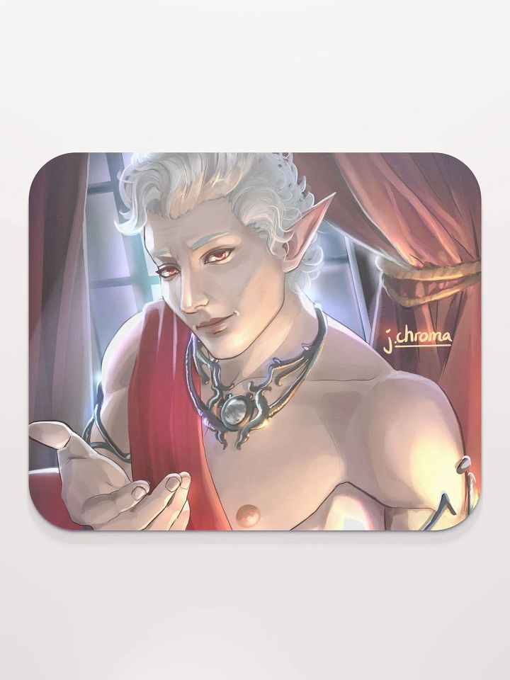 Vampire Valentine - Romantic Pinup Game Fanart - Game Mousepad - Art by CosmicChroma product image (2)