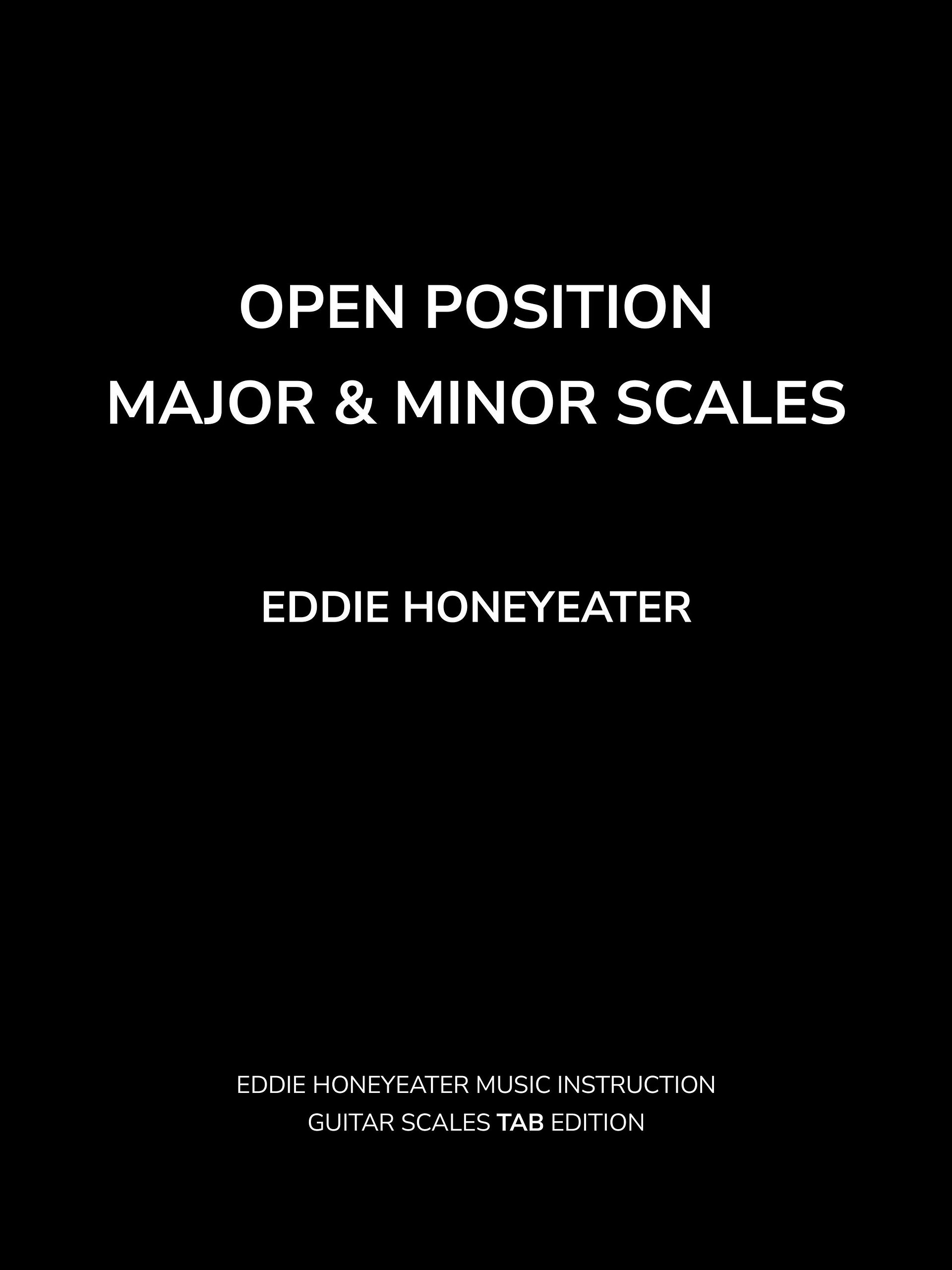 Open Position Major & Minor Scales product image (1)