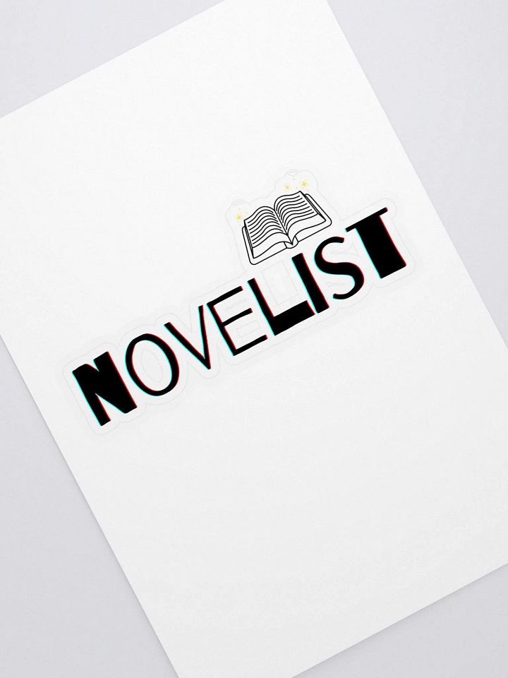 Novelist Sticker - Black Text product image (1)