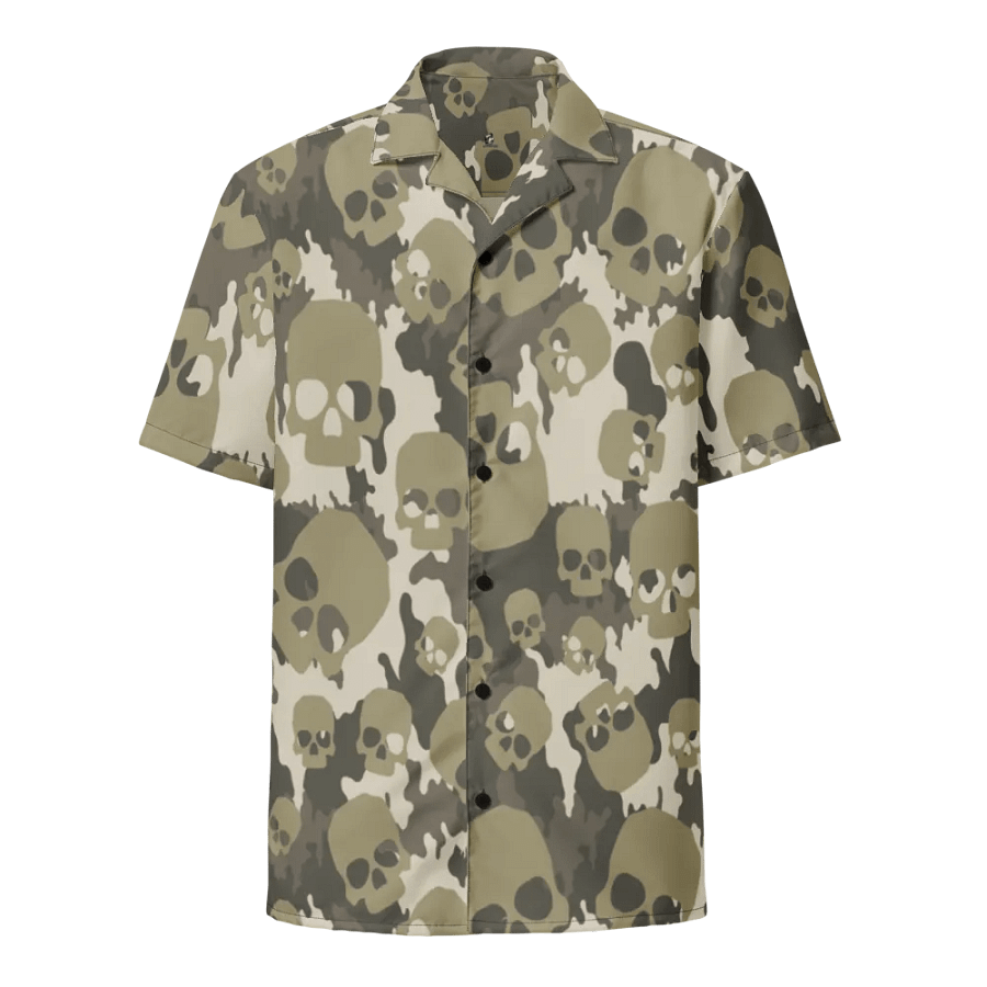 SKULL CAMO HAWAII SHIRT product image (1)