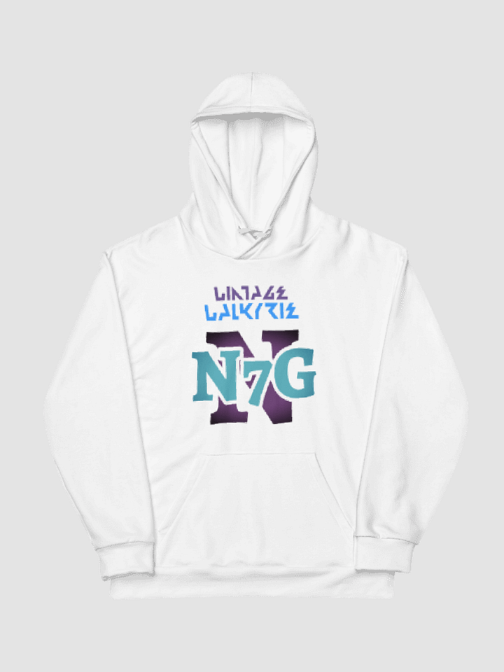 Vintage Valkyrie Hoodie - White | N7G product image (1)