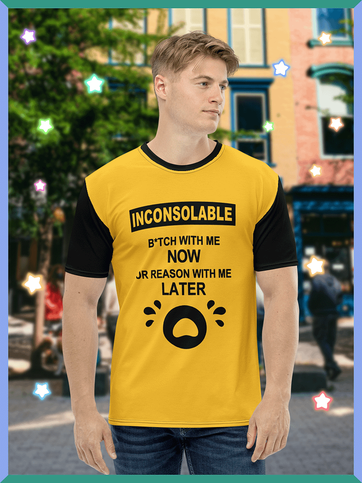 Inconsolable Statement Black Sleeved - Shirt product image (2)