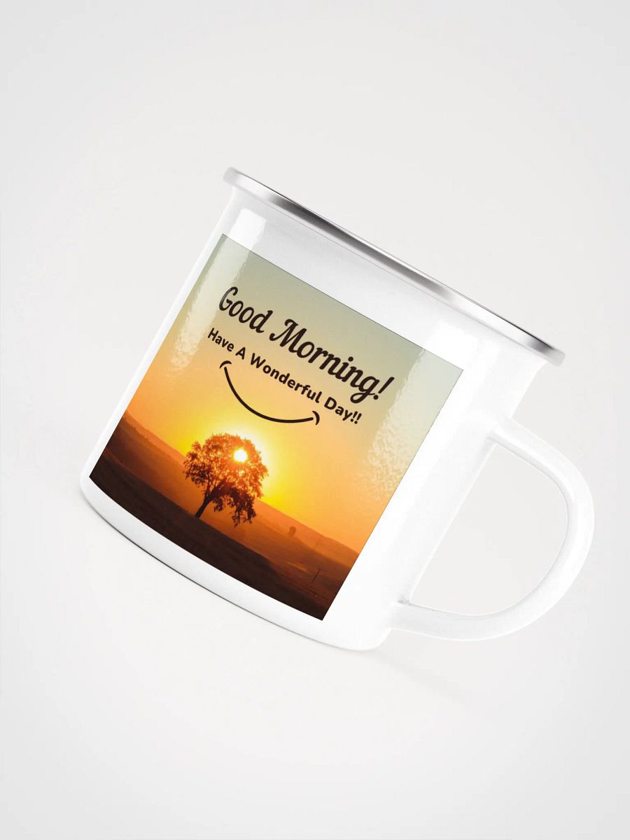 Smiling Sunrise Enamel Mug product image (5)