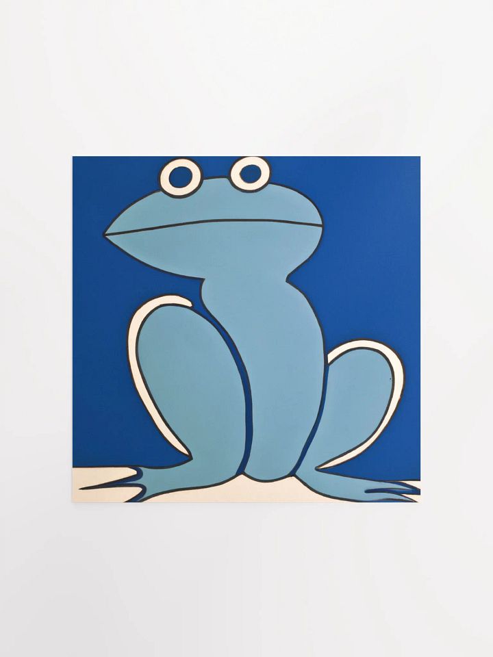 Blue Frog Modern Art Style in Five Sizes product image (2)