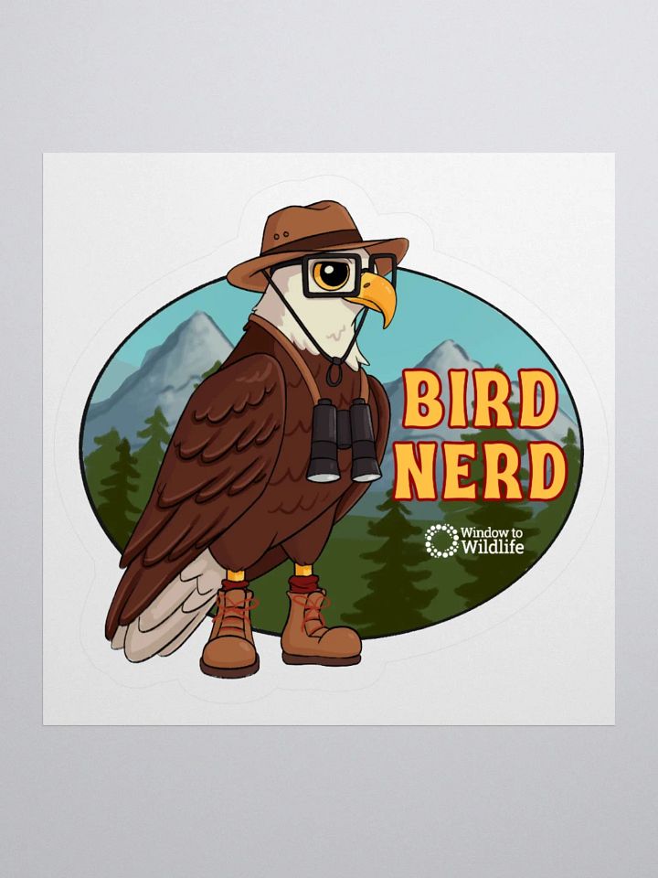 Bald Eagle - Bird Nerd Sticker product image (1)
