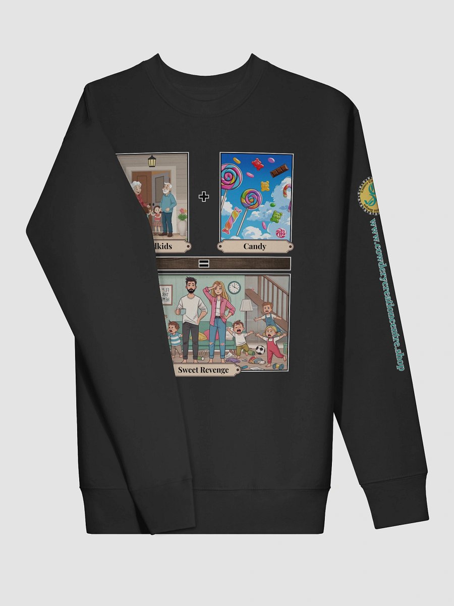 Grandkids + Candy = Sweet Revenge (Both) Cotton Heritage Premium Sweatshirt product image (3)