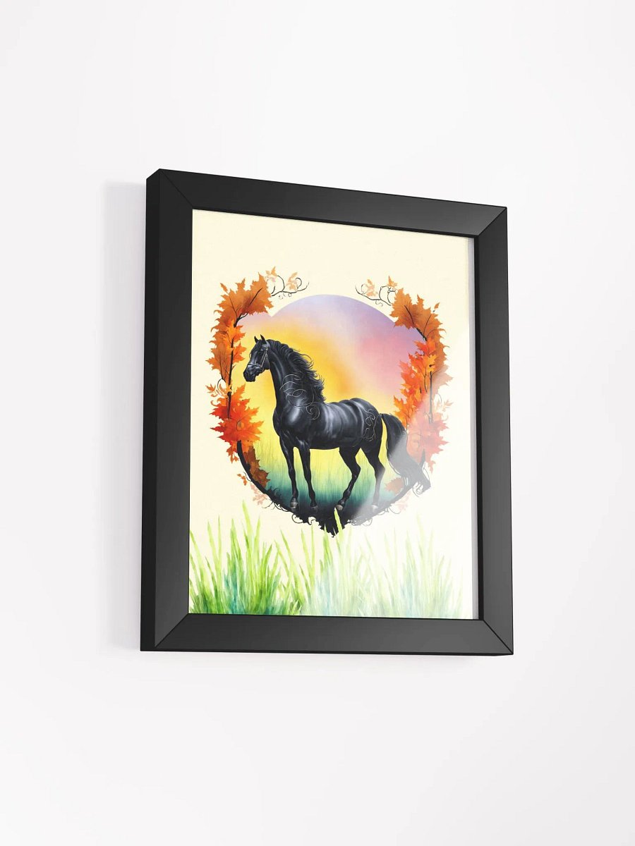Sunrise Stallion with legendary Horse Framed Poster product image (7)