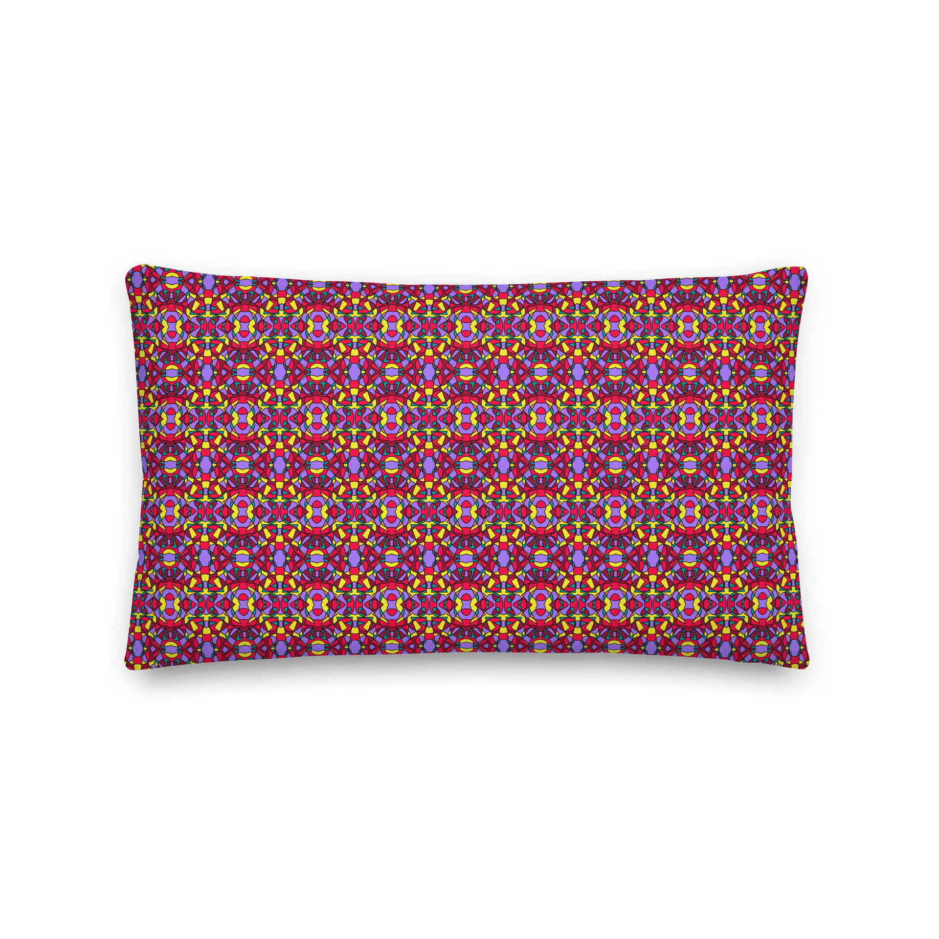 Retro Circus Ticket – Decorative Throw Pillow product image (1)