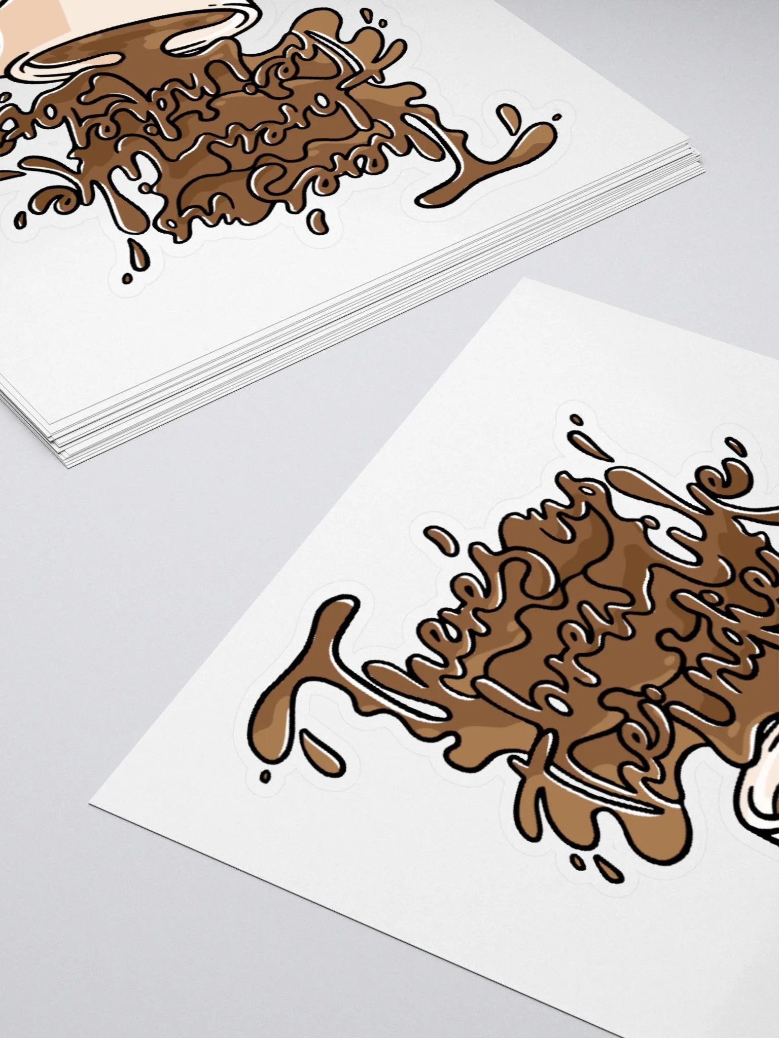 Coffee Splash Sticker product image (4)
