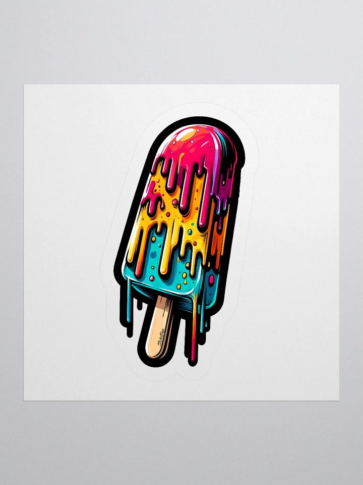 Melted Popsicle Summer Sticker product image (1)