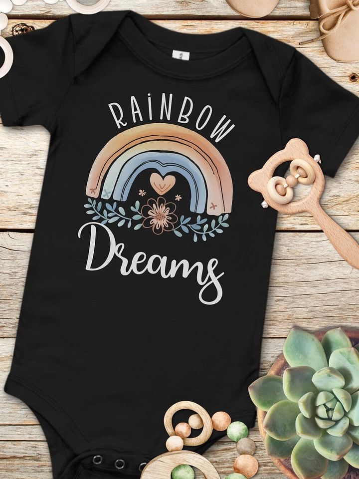 Boho Rainbow Dreams Baby One Piece product image (1)