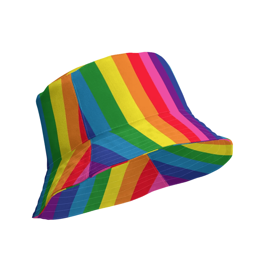 1978 Rainbow Pride Flag = 8-Color - All-Over Print Bucket Hat product image (5)
