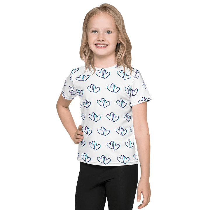 White Heart Kids Tee product image (1)