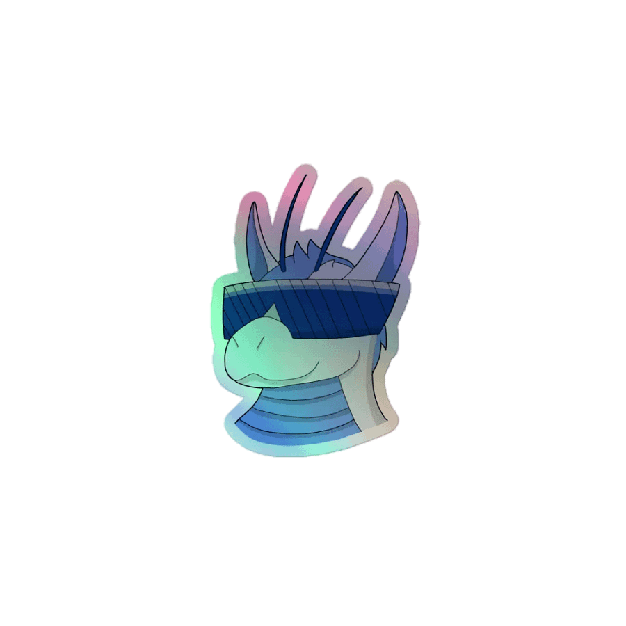 Suki Glitch Holo Sticker product image (1)