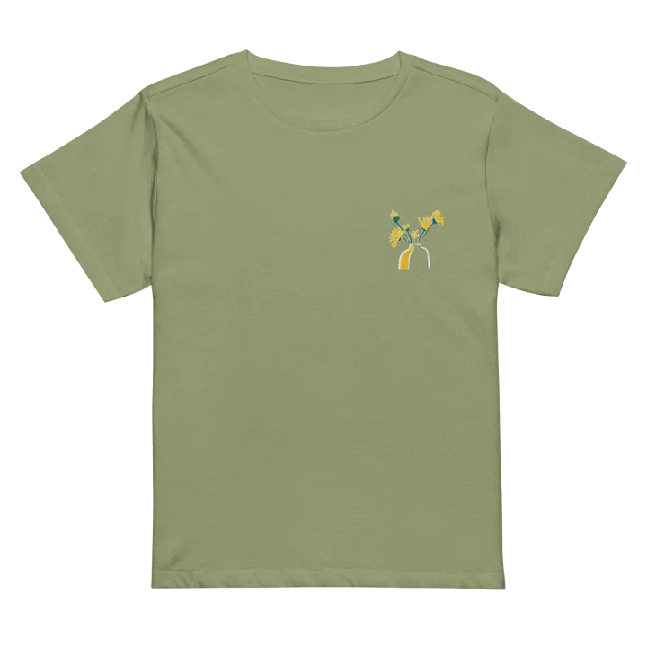 Golden Blooms Women's High-Waisted Tee product image (2)