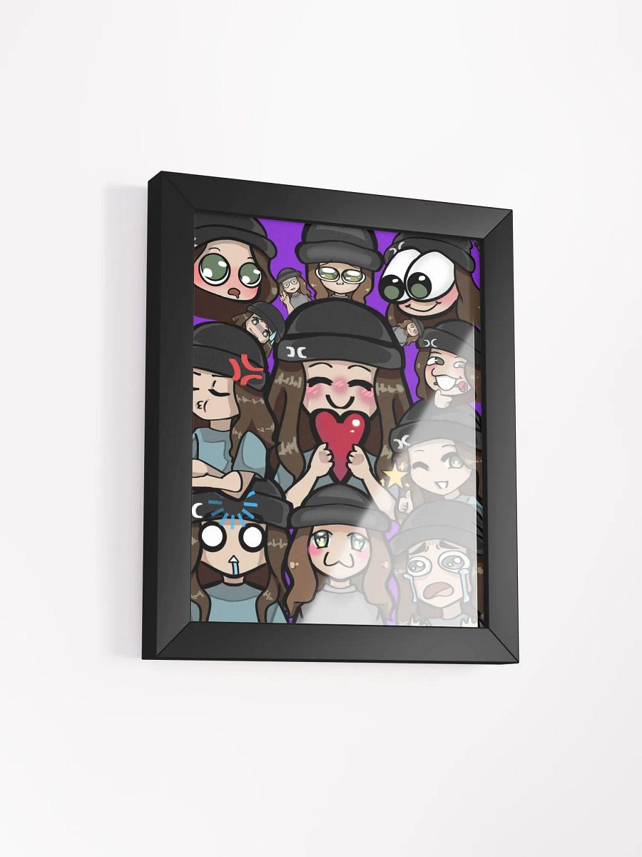 Framed Matte Wootmoji Poster product image (2)