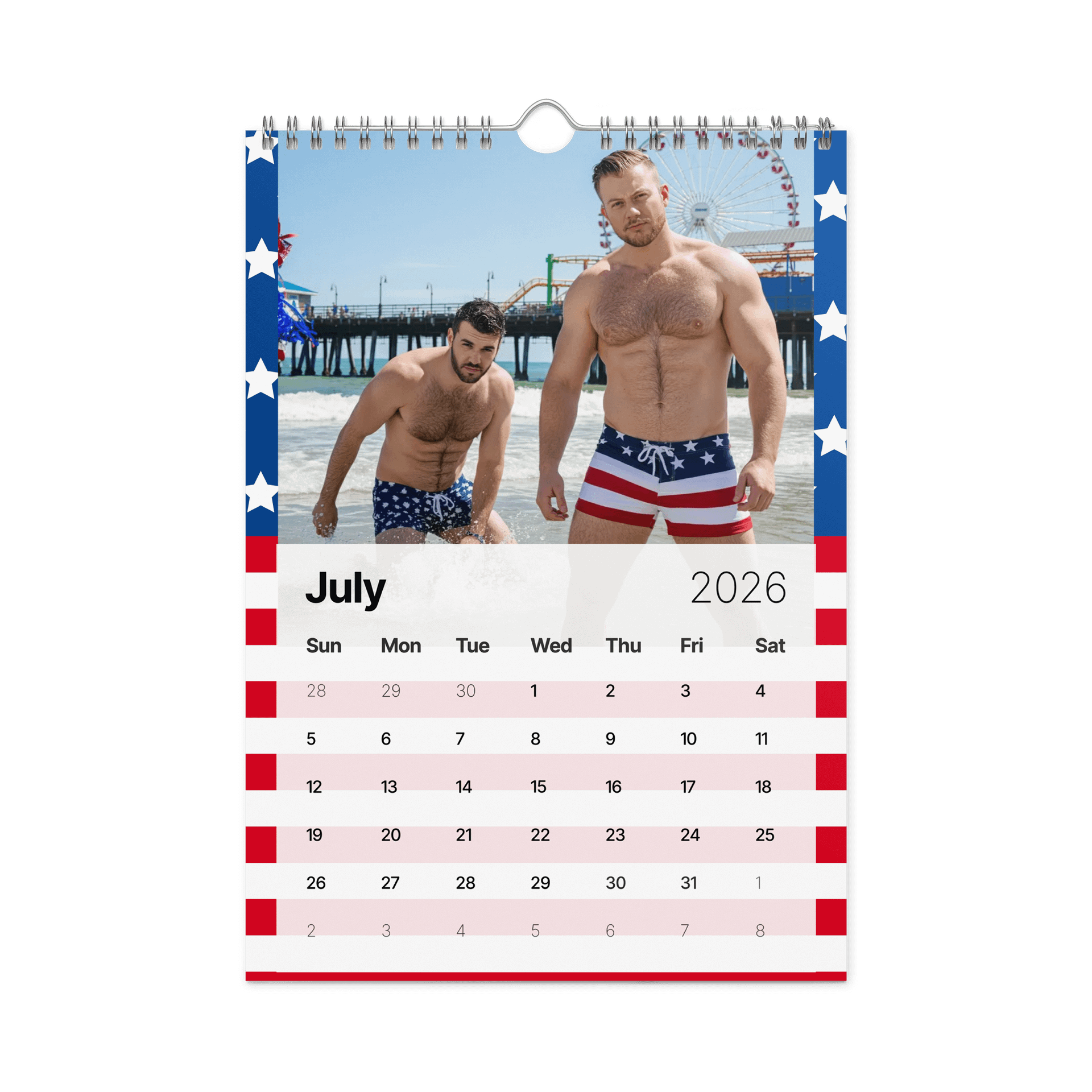 2026 AI HUNK HBS CALENDAR product image (7)