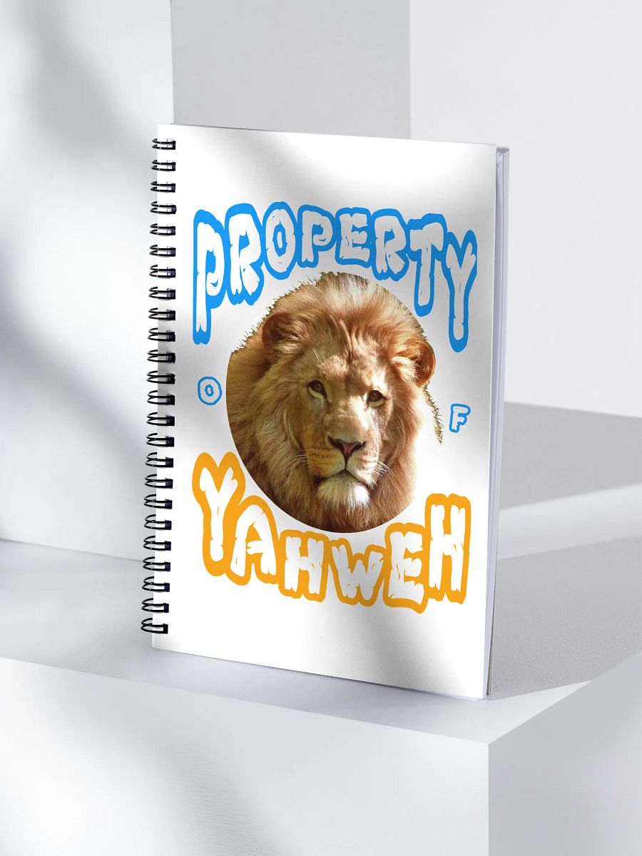 Divine Lion Spiral Notebook product image (4)