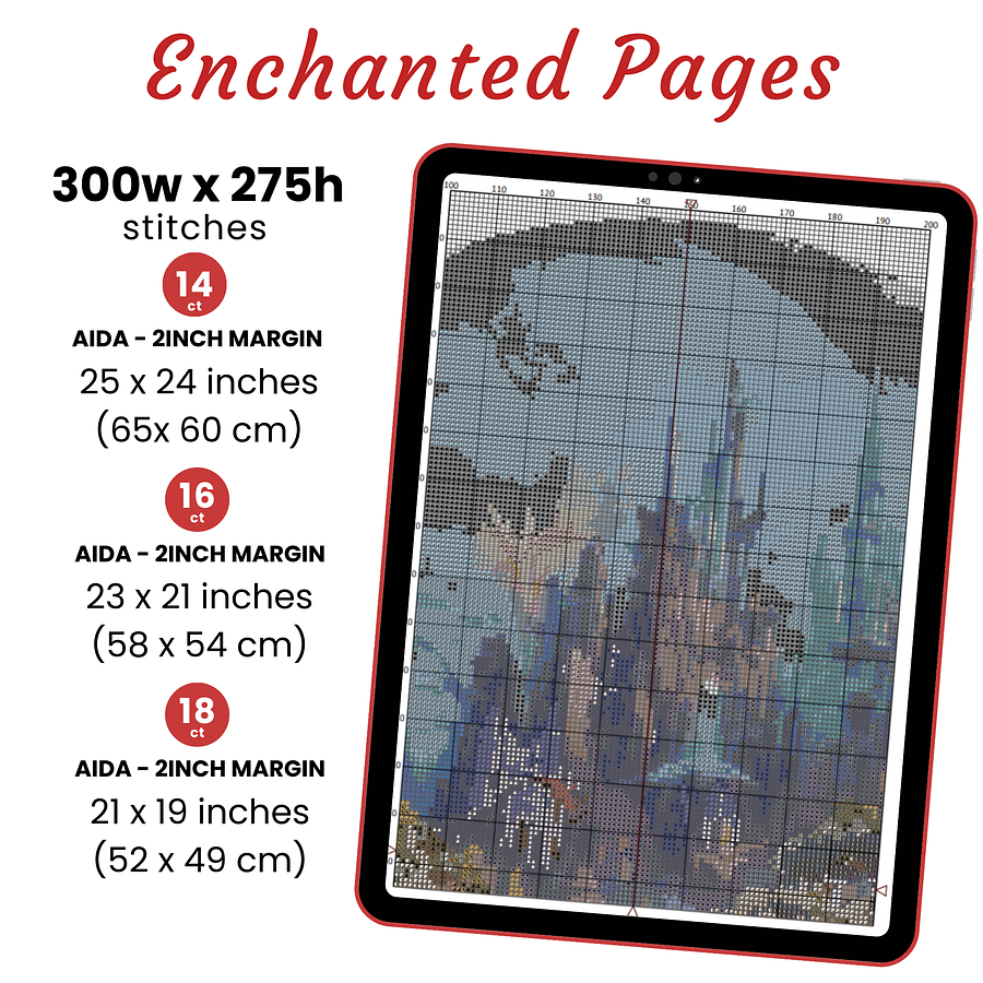 Enchanted Pages Cross Stitch Pattern product image (2)