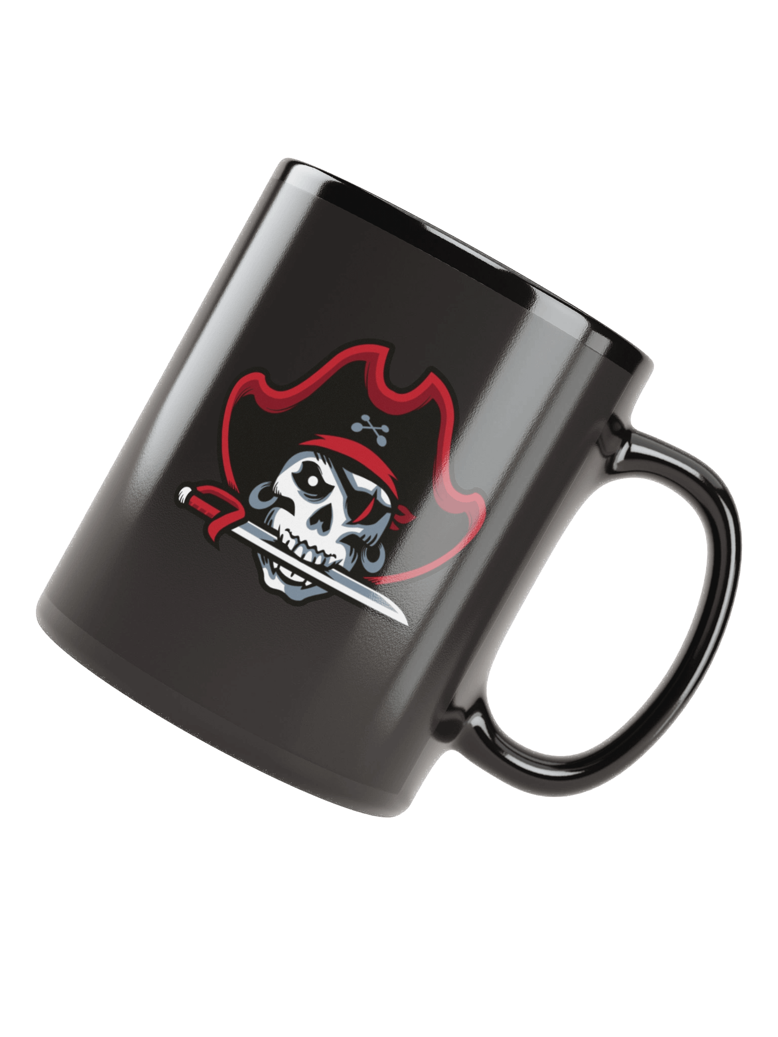 Pirate Skull Black Coffee Mug product image (5)