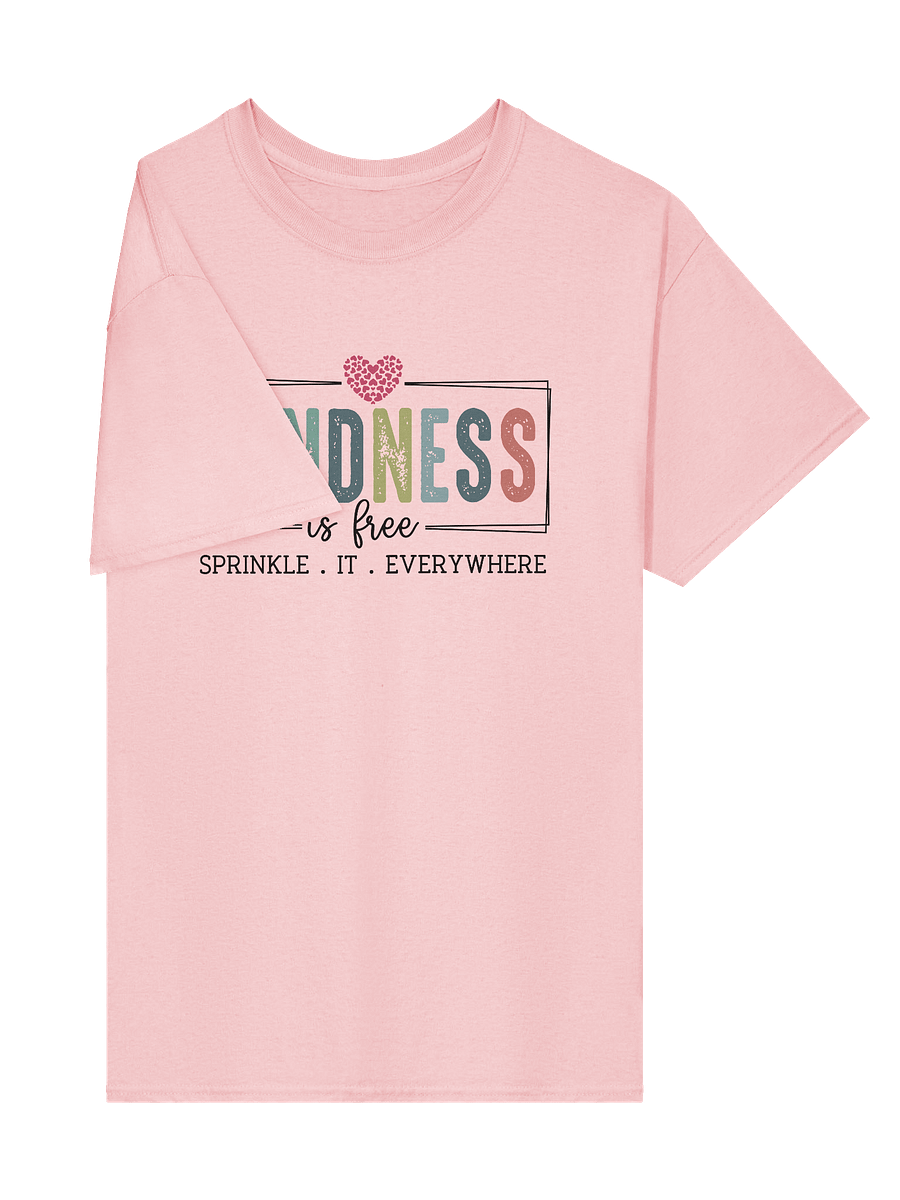 Kindness Is Free T-Shirt – Positive Quote Cotton Tee product image (4)
