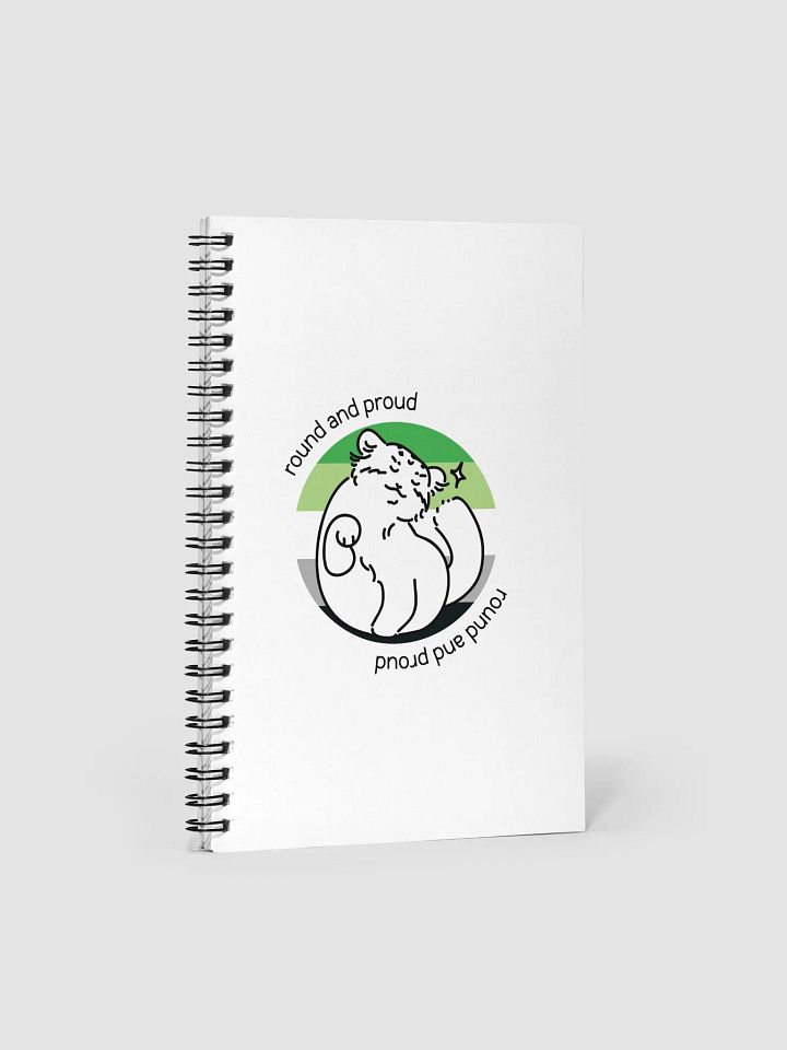 Round and Proud Manul Aromantic Version - Spiral Notebook product image (1)