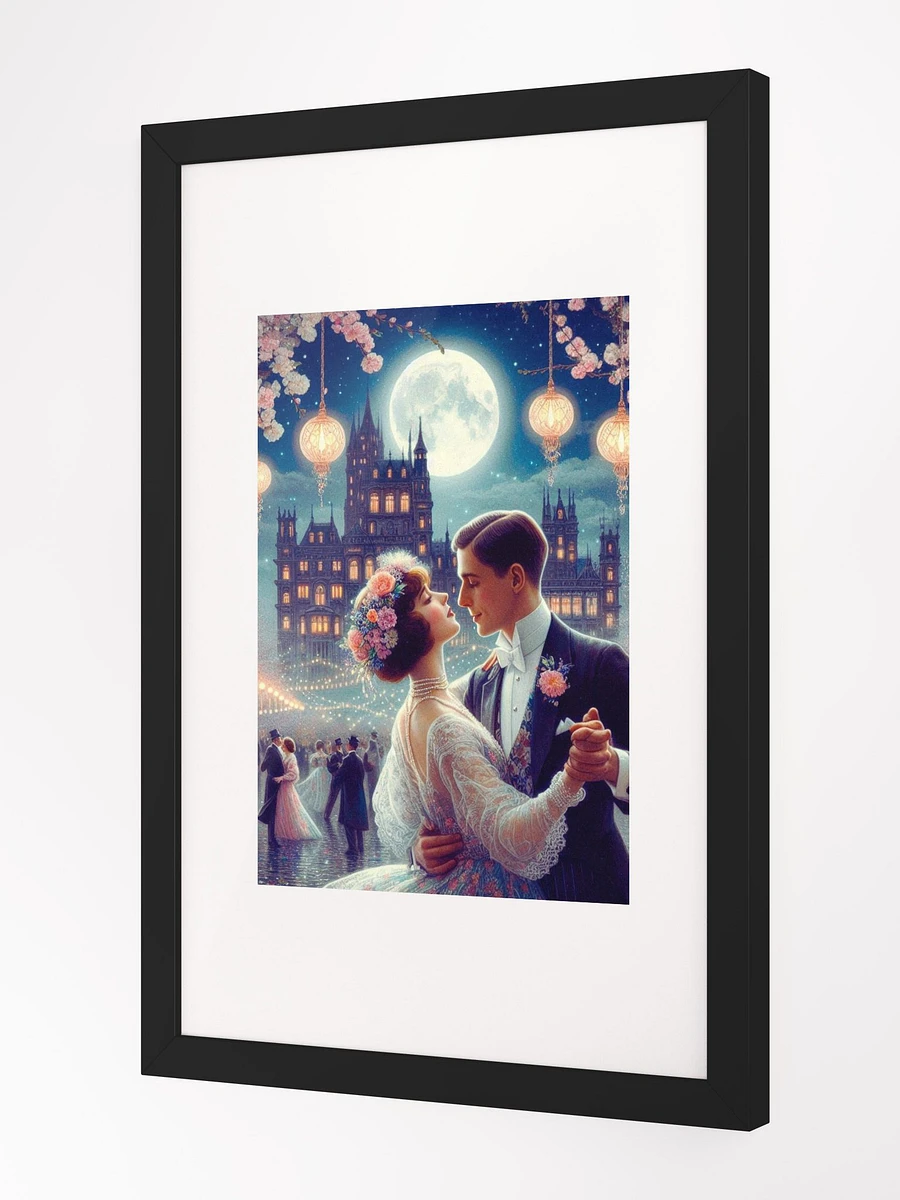 ⭐ Framed print + FREE digital PNG wallpaper. English Fairy Tale Summer Ball 1920s Ballroom music product image (2)