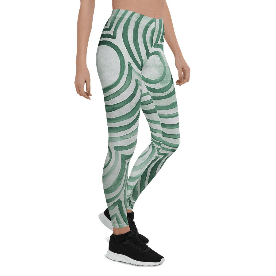 "Green Swirl" Leggings product image (6)