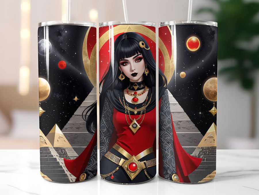 Mystic Girl 20 oz Skinny Stainless Steel Tumbler - v3 product image (2)