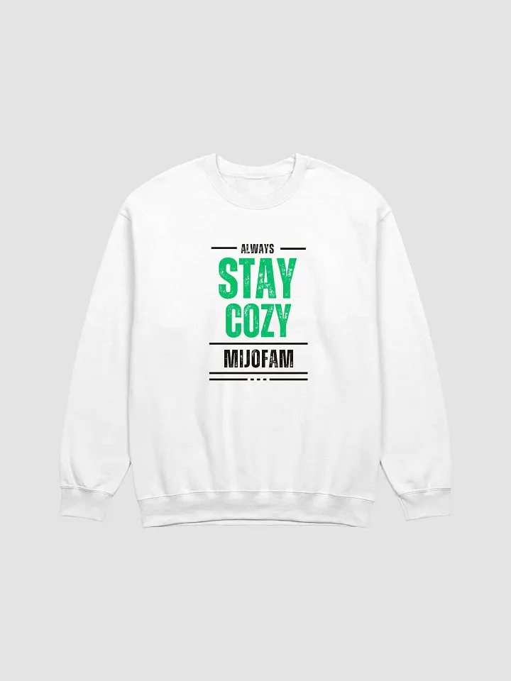 Always Stay Cozy Crewneck (White Edition) product image (1)