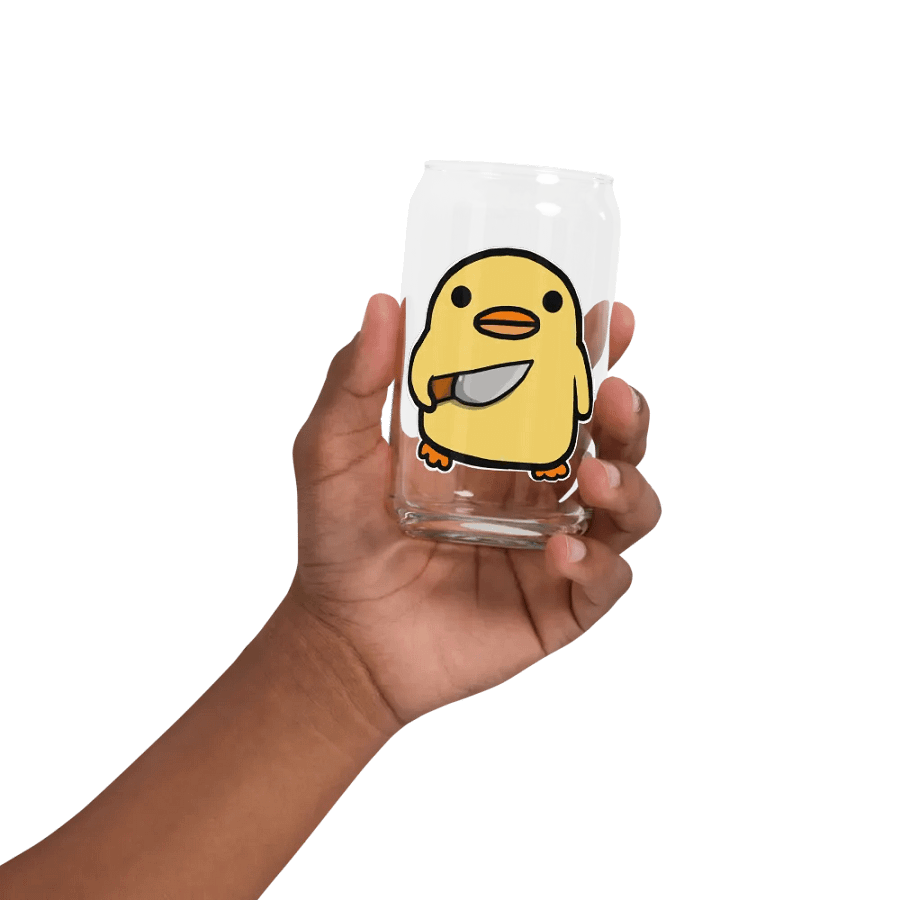 Stabby Duck Can-Shaped Glass product image (3)