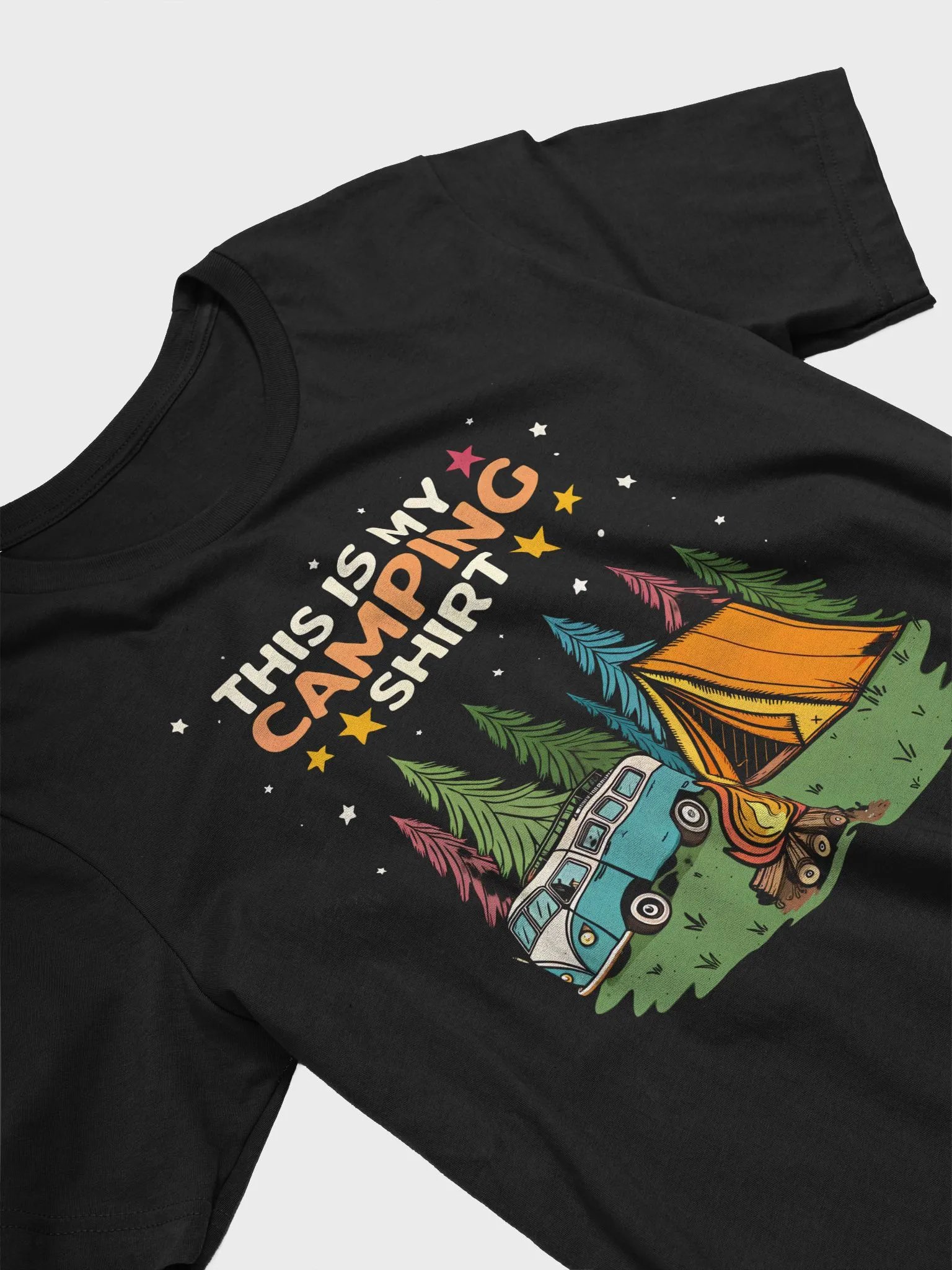 This is My Camping Shirt - Funny Camper Gift Idea T-Shirt for Campers, RV Lovers, Outdoor Adventure, Hiking & Nature Ent product image (3)