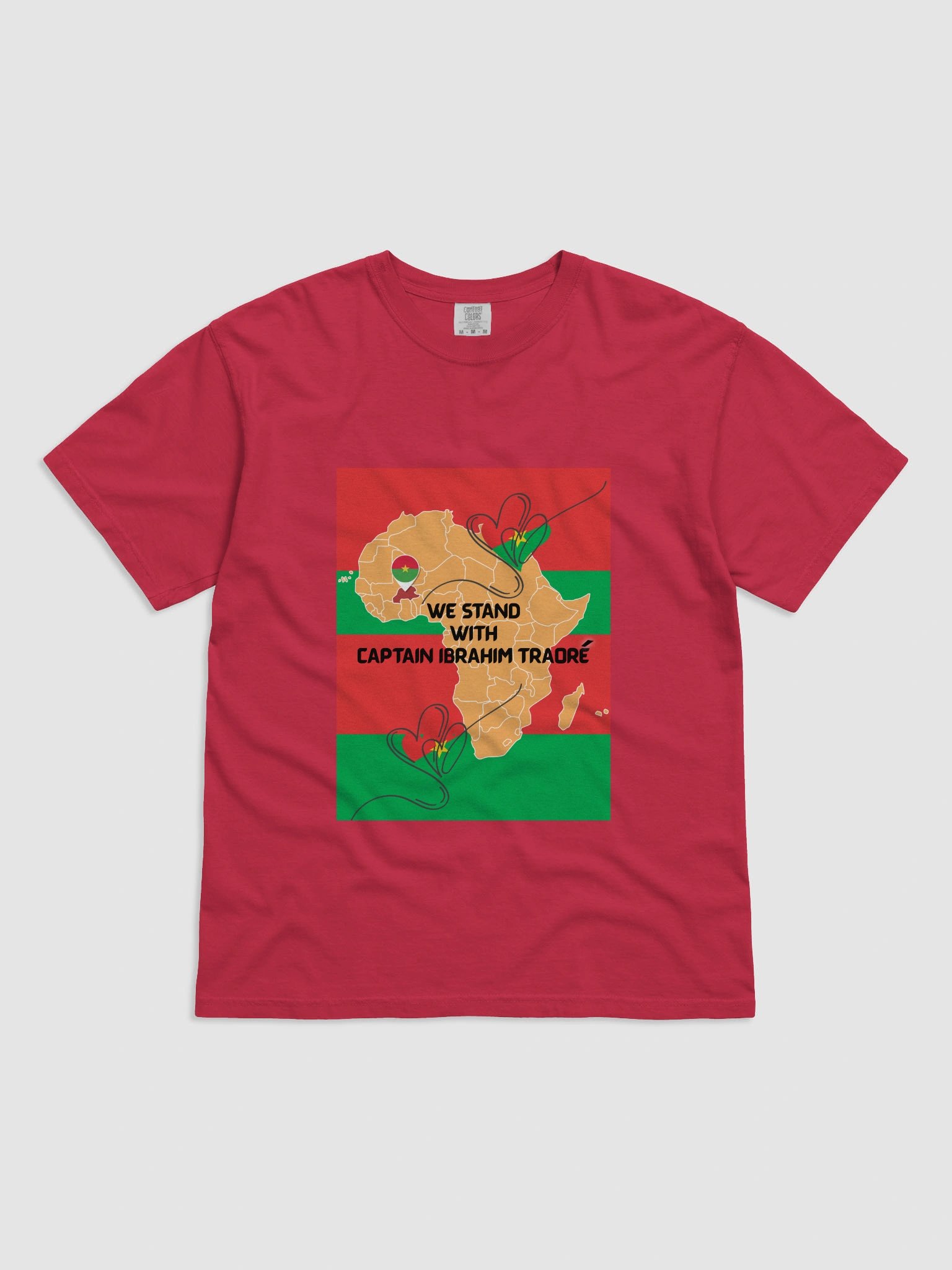 Solidarity With Captain Ibrahim Traoré Men's T-Shirt product image (11)