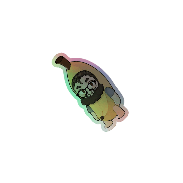 Banana Herb Holo Sticker product image (1)