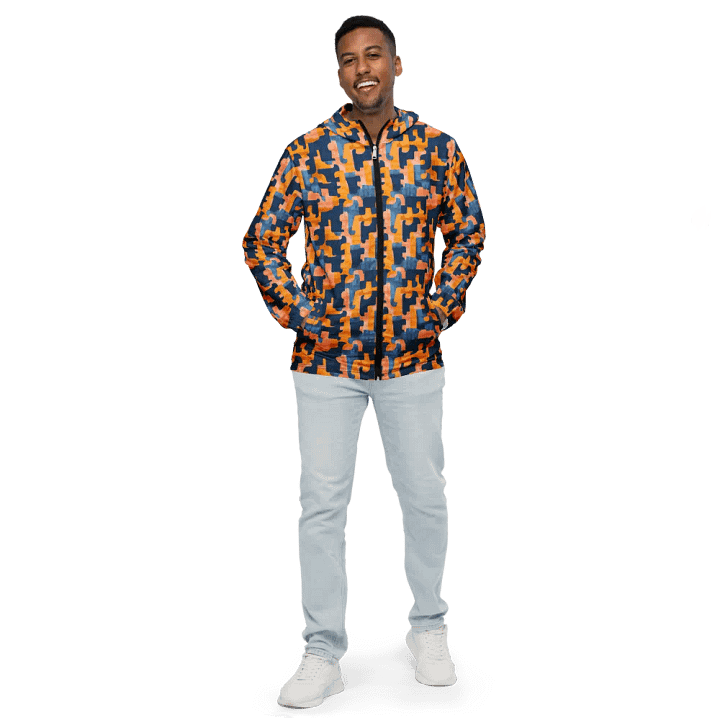 Flowing Shapes | Unisex Windbreaker product image (2)