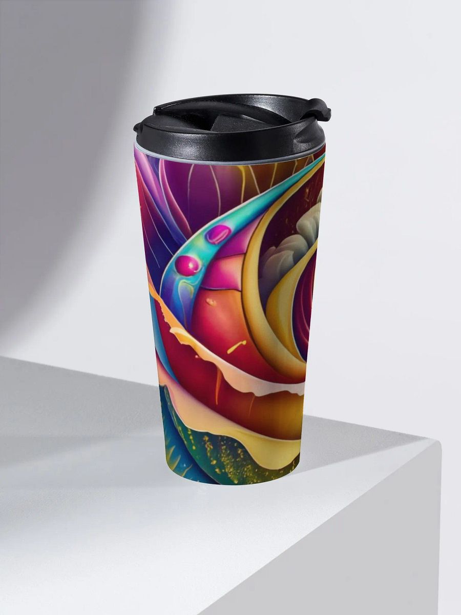 Exotic Surrealistic Rose Travel Mug product image (1)
