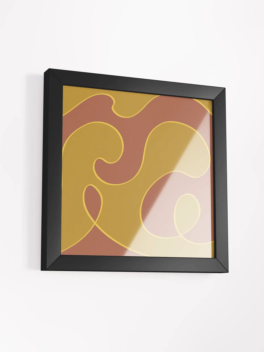 Flowing Harmony Framed Art Print - Abstract Composition No. 5 product image (38)