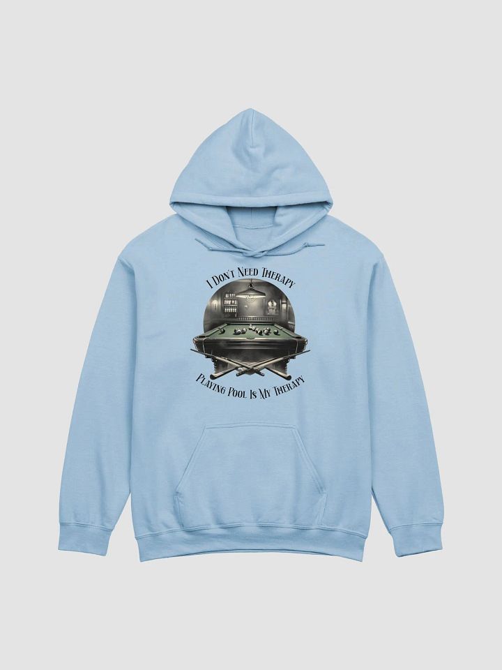 Playing Pool Is My Therapy Graphic Hoodie product image (2)