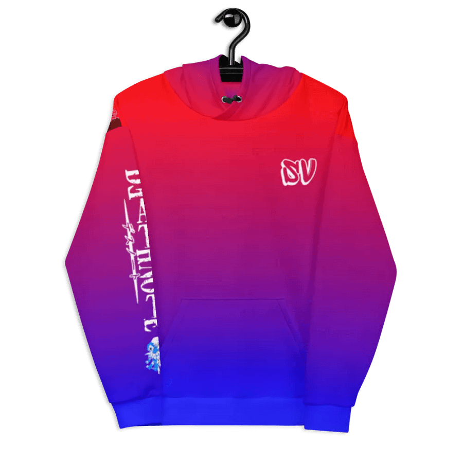 STRAIGHT VIBIN NEON COLOR FADE STYLE DEATH NOTE HOODIE product image (7)