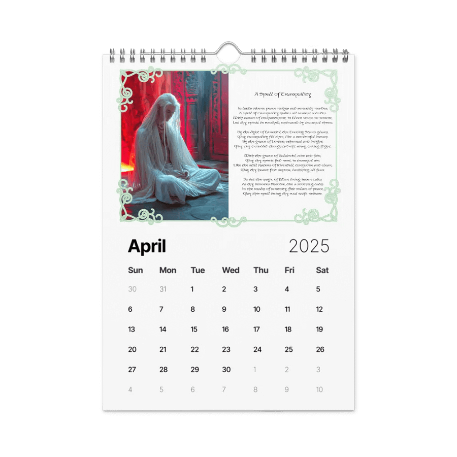 2025 Elven Calendar product image (3)